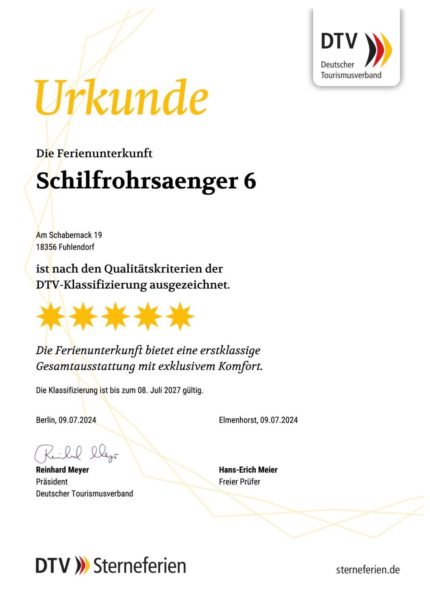 Ferienhaus Schilfrohrsaenger 6 Fuhlendorf  Buitenkant foto